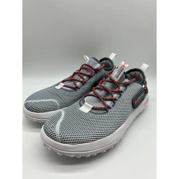 Under Armour Charged Fat Tire Gray Low Top Hiking Shoes 3027562-100 Men Sz 10🛒