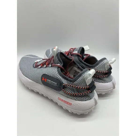 Under Armour Charged Fat Tire Gray Low Top Hiking Shoes 3027562-100 Men Sz 10🛒
