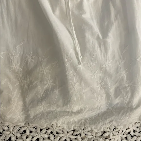 Union of angels white on or off shoulders boho eyelet lace floral dress s