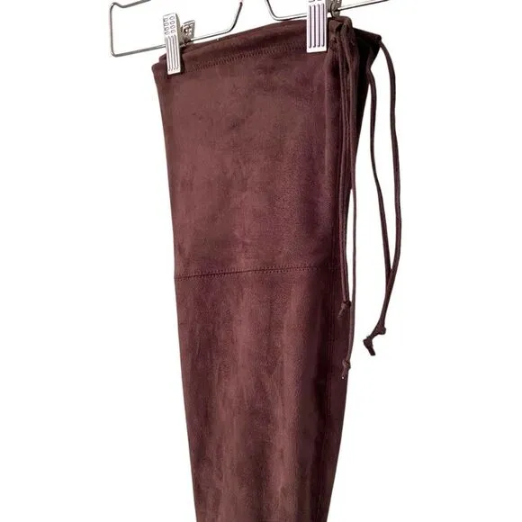 Unisa Faux Suede Over The Knee Boots in Brown in Size 8M