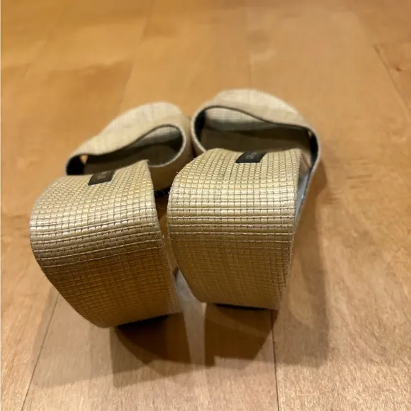 United Nude Mobius slip on sandals hollow heel 40 9