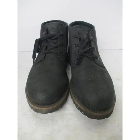 USED ECCO Mens Jamestown Ankle Boot, Black- Size 12