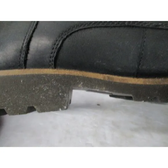 USED ECCO Mens Jamestown Ankle Boot, Black- Size 12
