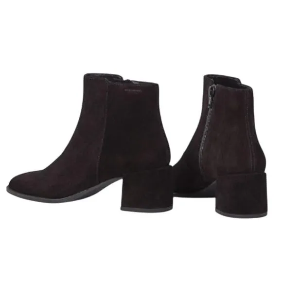 Vagabond Shoemakers Womens Stina Ankle Boots EU 38 US 8 Black Suede Bootie NIB
