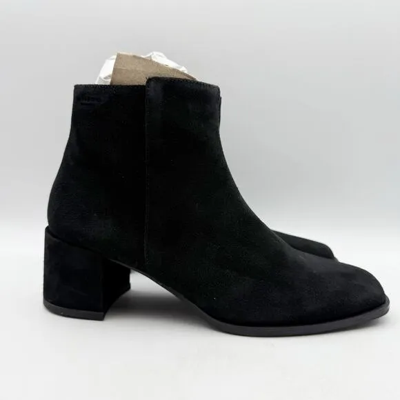 Vagabond Shoemakers Womens Stina Ankle Boots EU 38 US 8 Black Suede Bootie NIB