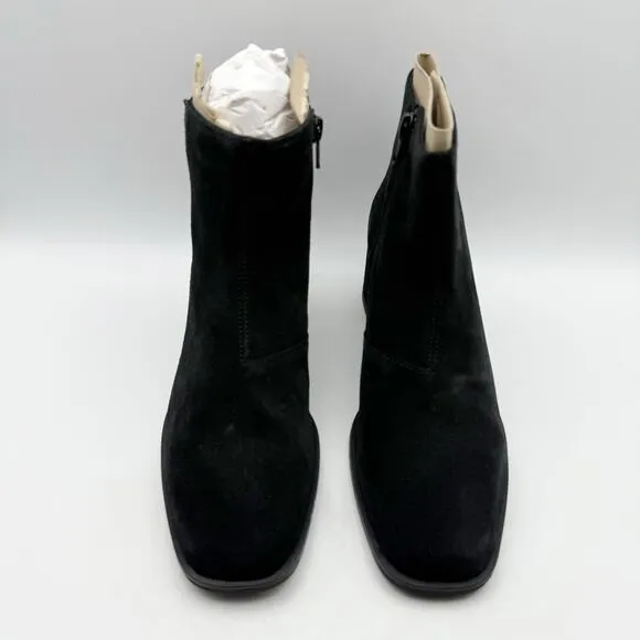 Vagabond Shoemakers Womens Stina Ankle Boots EU 38 US 8 Black Suede Bootie NIB