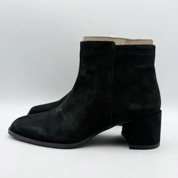 Vagabond Shoemakers Womens Stina Ankle Boots EU 38 US 8 Black Suede Bootie NIB