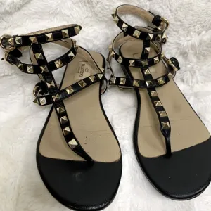 Valentino Garavani caged flat sandals Italy size 38