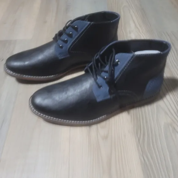 Vance Mens Franco Tru Comfort Foam Lace-up Round Toe Chukka Boot