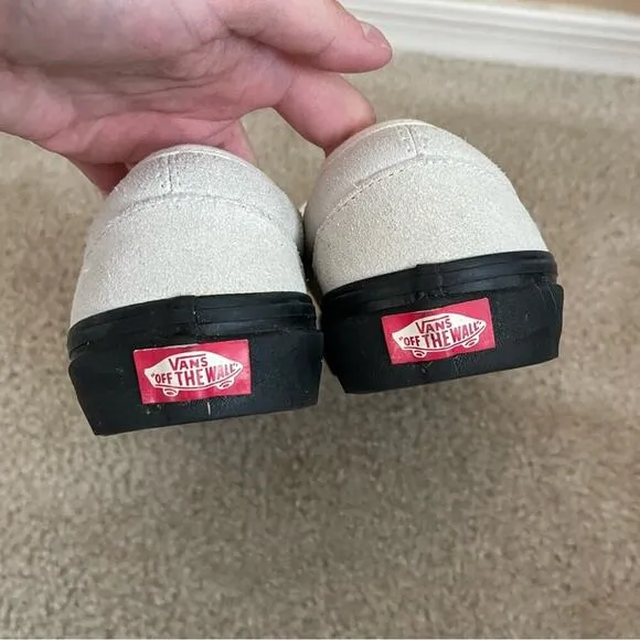 Vans Anaheim 47 D VX Cream Suede Skate Shoes