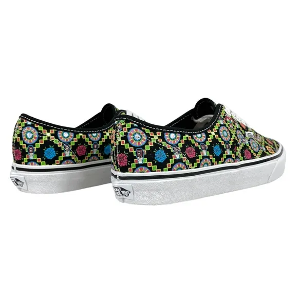 Vans Authentic‎ Men 8 / Women 9.5 Dia De Muertos Glow In The Dark Skate Sneakers