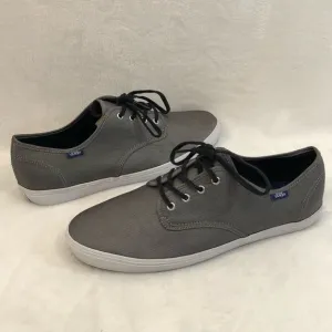 Vans Authentic Metallic Silver Lace Up Low Top Skate Sneakers Shoes Mens Size 12