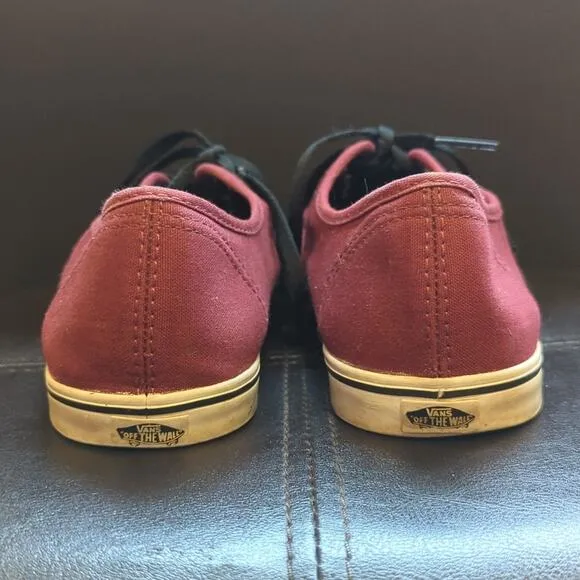 Vans Authentic Port Royale Red Unisex Skate Sneakers