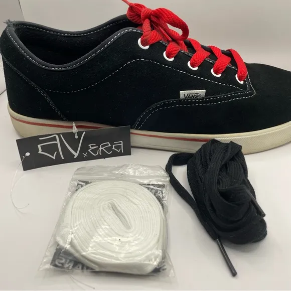 Vans AV Era Black Suede Skate Shoes Men's 13 (Original Box)