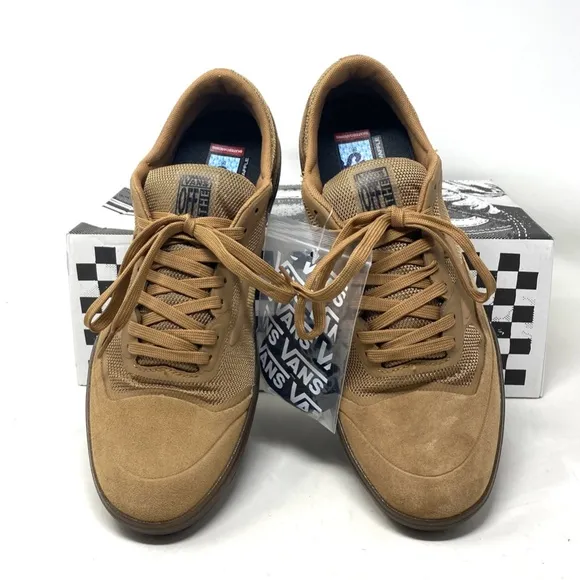 VANS AVE Tobacco Gum Skate Sneaker Canvas Suede Shoes Womens Low Top VN0A5JIBLV9