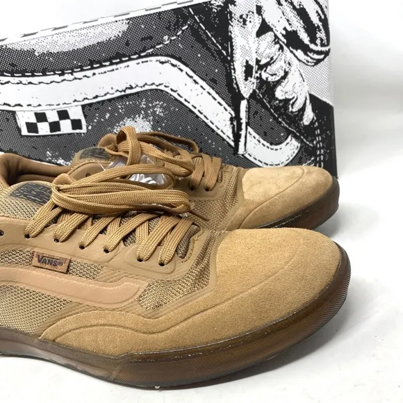 VANS AVE Tobacco Gum Skate Sneaker Canvas Suede Shoes Womens Low Top VN0A5JIBLV9