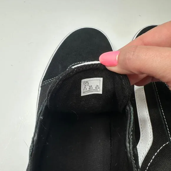 VANS Black White Old Skool Skate Sneakers