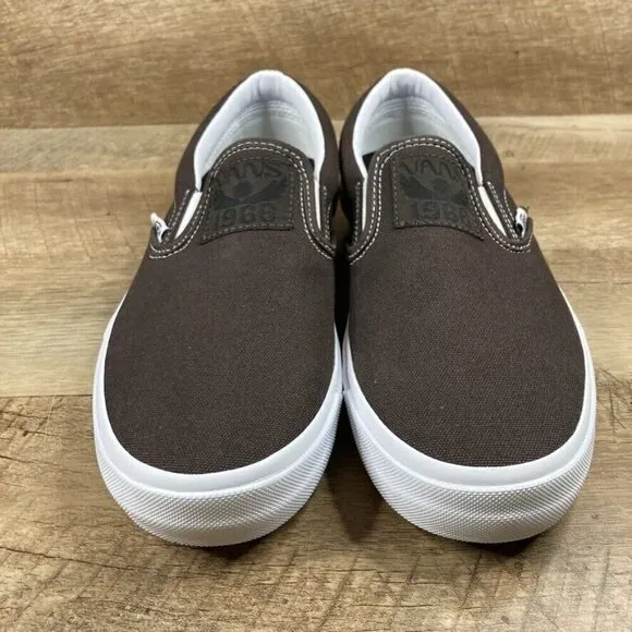 VANS BMX Slip On Dakota Roche Brown White Skate Shoes Mens 8 Womens 9.5 NEW