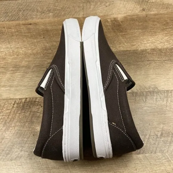 VANS BMX Slip On Dakota Roche Brown White Skate Shoes Mens 8 Womens 9.5 NEW