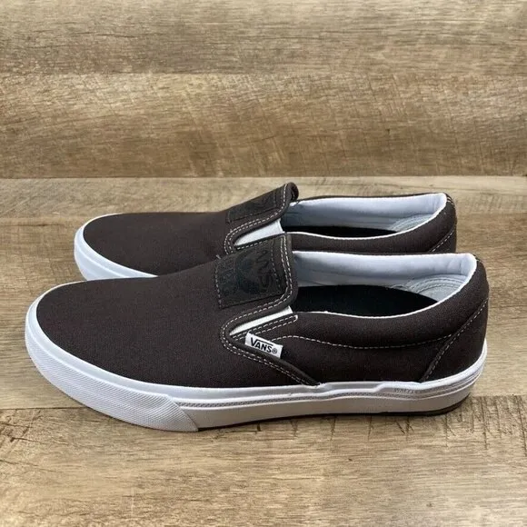 VANS BMX Slip On Dakota Roche Brown White Skate Shoes Mens 8 Womens 9.5 NEW