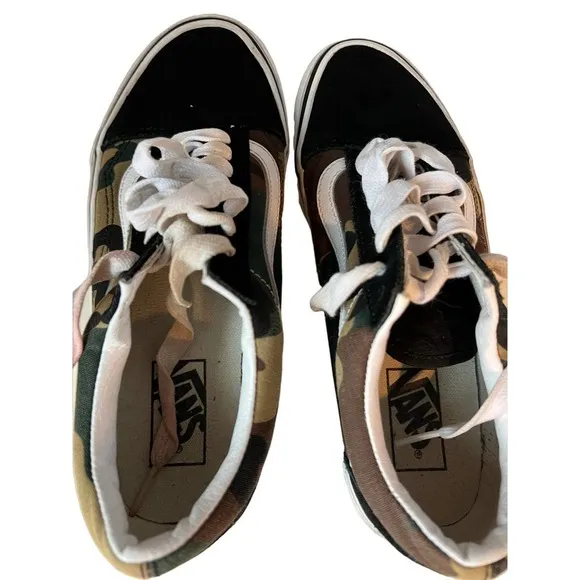 Vans Camo Skate Shoes Mens 7