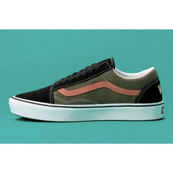 Vans ComfyCush Old Skool SB Skate Shoes Rare Forager Black Mens 10 New In Box
