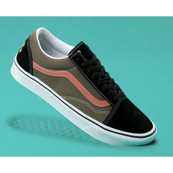 Vans ComfyCush Old Skool SB Skate Shoes Rare Forager Black Mens 10 New In Box