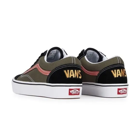 Vans ComfyCush Old Skool SB Skate Shoes Rare Forager Black Mens 10 New In Box