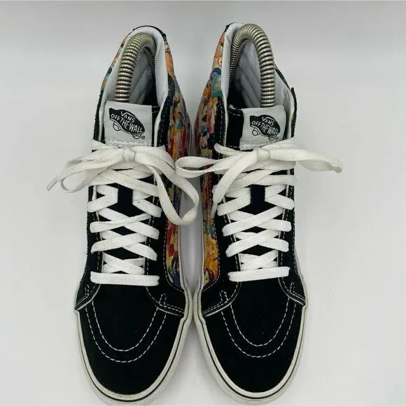 Vans Disney Sk8-Hi Women's 7 High top  Princesses  Ariel SKATE Shoes Sneakers