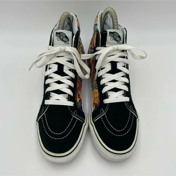 Vans Disney Sk8-Hi Women's 7 High top  Princesses  Ariel SKATE Shoes Sneakers