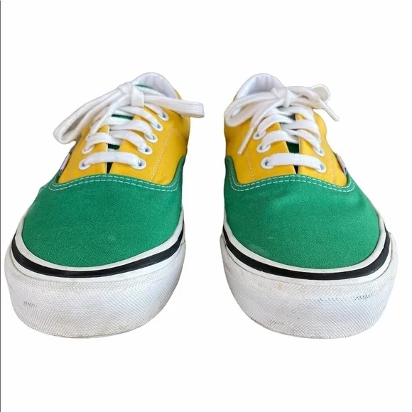 VANS Era 95 DX Green Yellow Blue Colorblock Sz 11