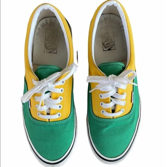 VANS Era 95 DX Green Yellow Blue Colorblock Sz 11
