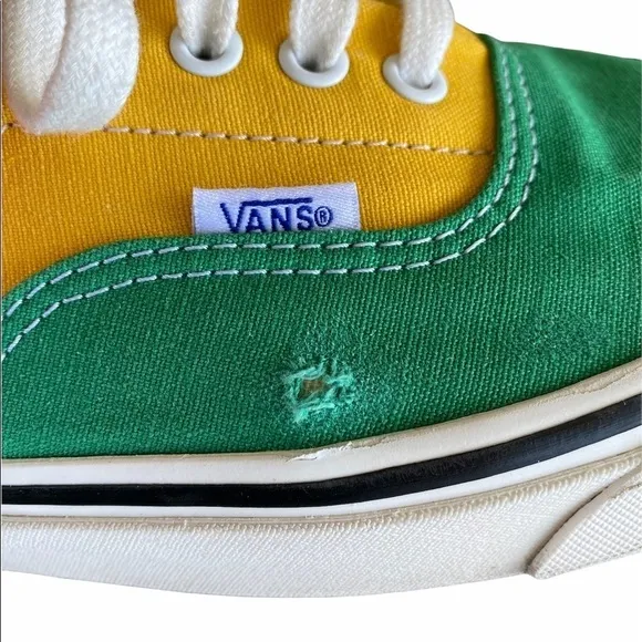 VANS Era 95 DX Green Yellow Blue Colorblock Sz 11