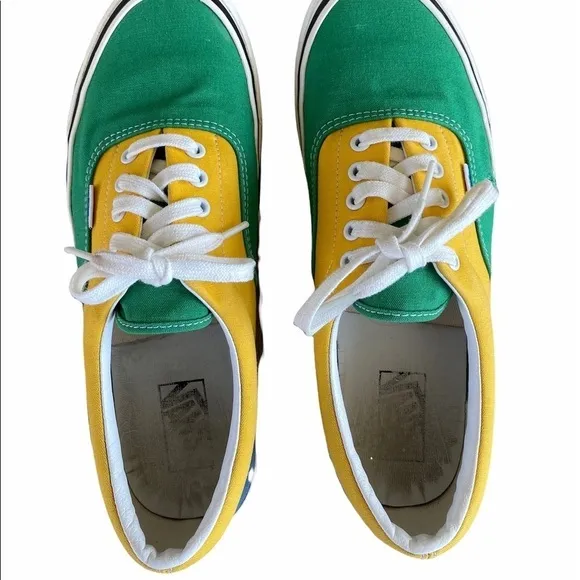 VANS Era 95 DX Green Yellow Blue Colorblock Sz 11