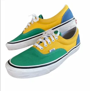 VANS Era 95 DX Green Yellow Blue Colorblock Sz 11