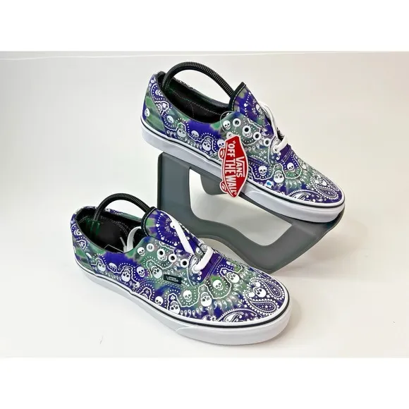 VANS Era BANDANA Tie Dye/Purple Unisex Skate Shoes Men's Size 10.5