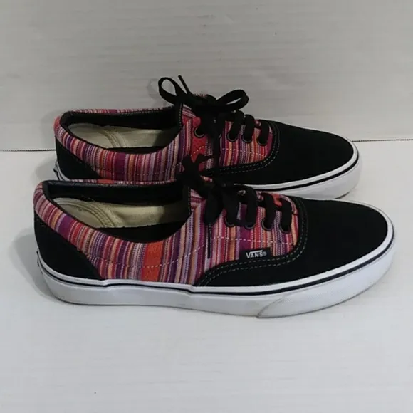 VANS Era Guate Weave Black/Multicolor Skate Shoes