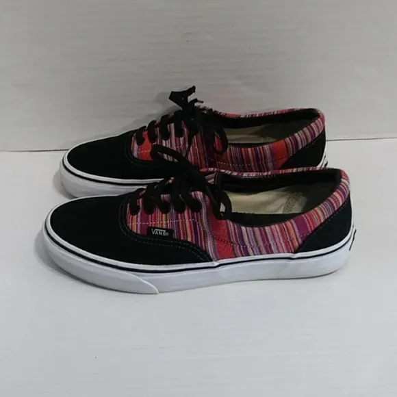 VANS Era Guate Weave Black/Multicolor Skate Shoes