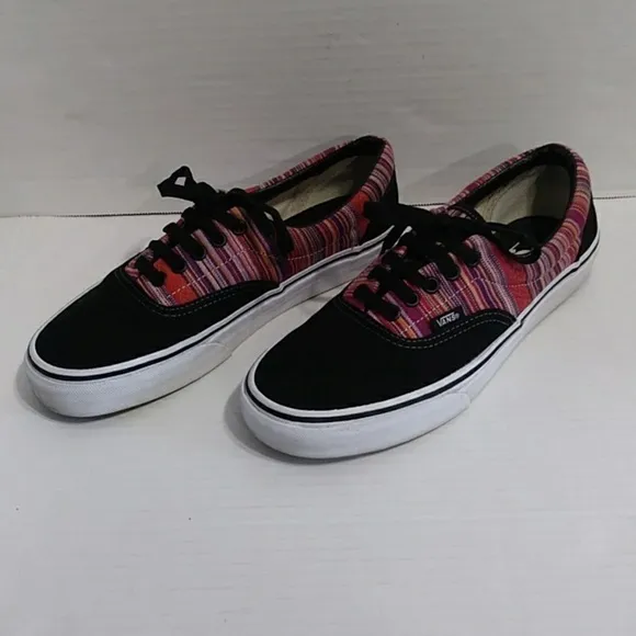 VANS Era Guate Weave Black/Multicolor Skate Shoes