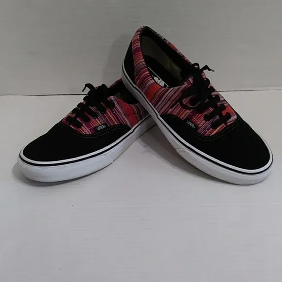 VANS Era Guate Weave Black/Multicolor Skate Shoes