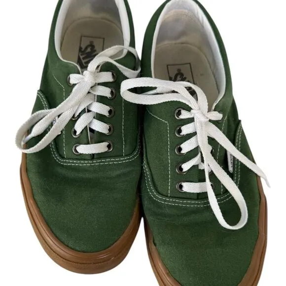 Vans Green Gum Era Greener Pastures True White Mens Shoes Size 9