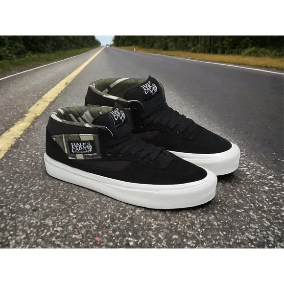 Vans HALF CAB 33 DX Anaheim Factory Camo Skate Shoes NEW Mens 7.5 New Fast Ship