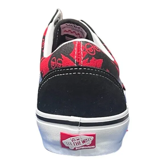 VANS   KROOKED BY NATAS FOR RAY BARBEE In Red/Blue Brand New In A Size 11