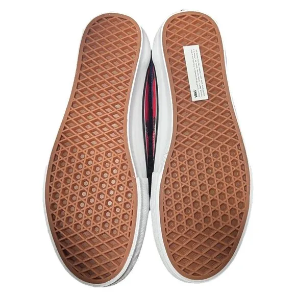 VANS   KROOKED BY NATAS FOR RAY BARBEE In Red/Blue Brand New In A Size 11