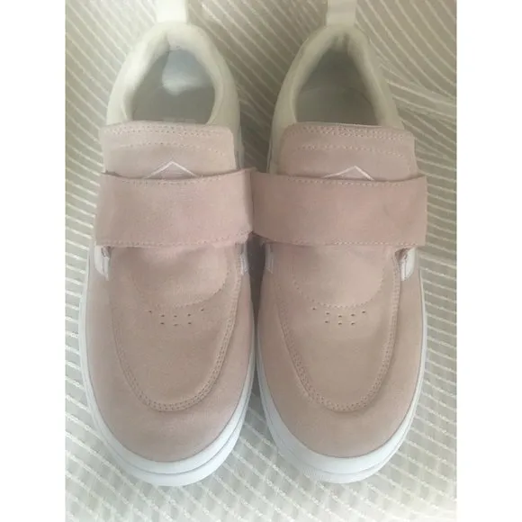 Vans Kyle Pro 2 Rose Pink Antique White Suede Skate Shoes US Mens US 11.5 EUR 45