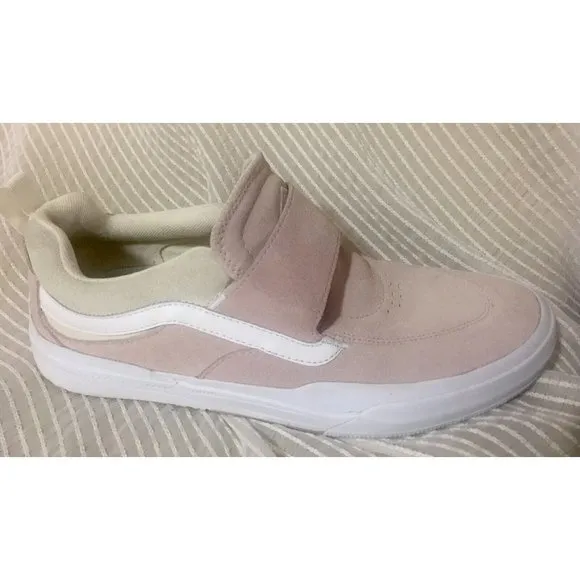 Vans Kyle Pro 2 Rose Pink Antique White Suede Skate Shoes US Mens US 11.5 EUR 45