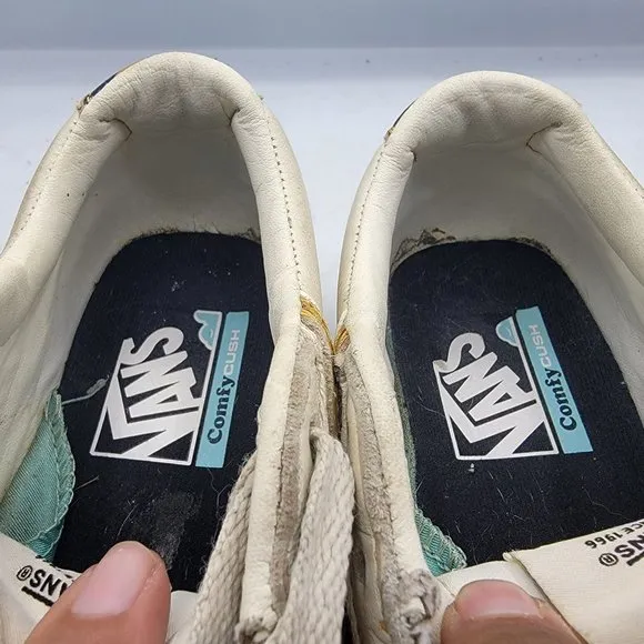 Vans Lowland CC Big Cat Marshmallow Leopard Classic Womens 6.5 Skate Shoes