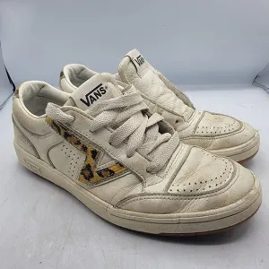 Vans Lowland CC Big Cat Marshmallow Leopard Classic Womens 6.5 Skate Shoes