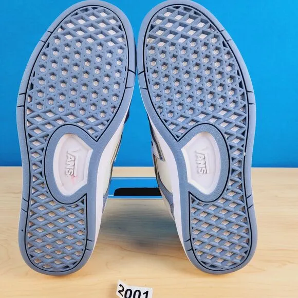 Vans Lowland Comfycush V Varsity Shoes hook &amp; loop skate shoes Mens 9 Wom's 10.5