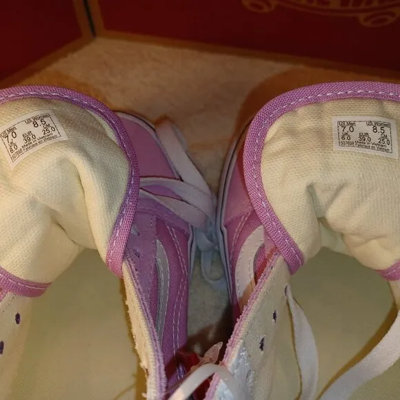 Vans Men's 7/Women's 8.5 Old Skool Lilac Purple Skate Shoes